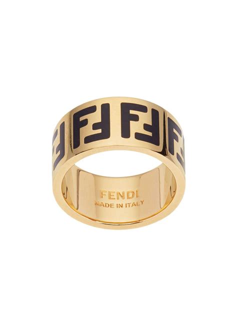 fendi gold ring|Fendi gold rings uk.